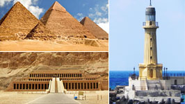 Cairo, Alexandria and Luxor from Sharm 3 Days by plane private trip