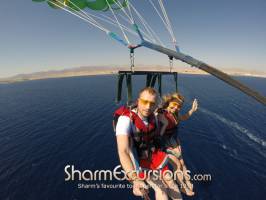 Couple Paragliding